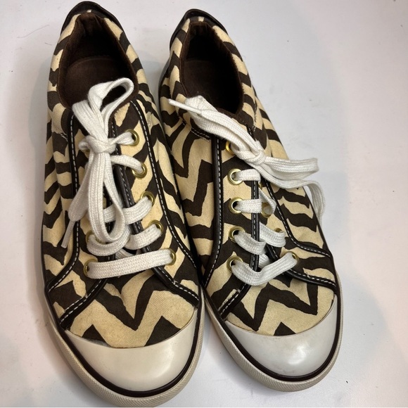 Coach | Barrett Zebra Print Sneakers - Picture 1 of 6